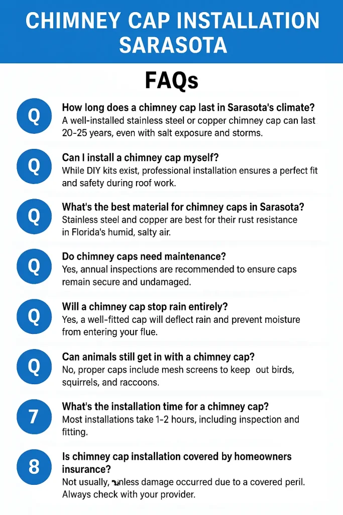 chimney cap installation faqs