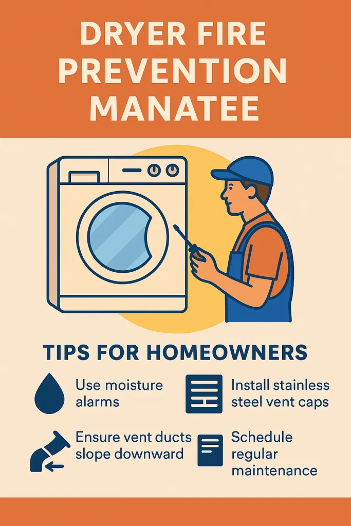 dryer fire prevention manatee